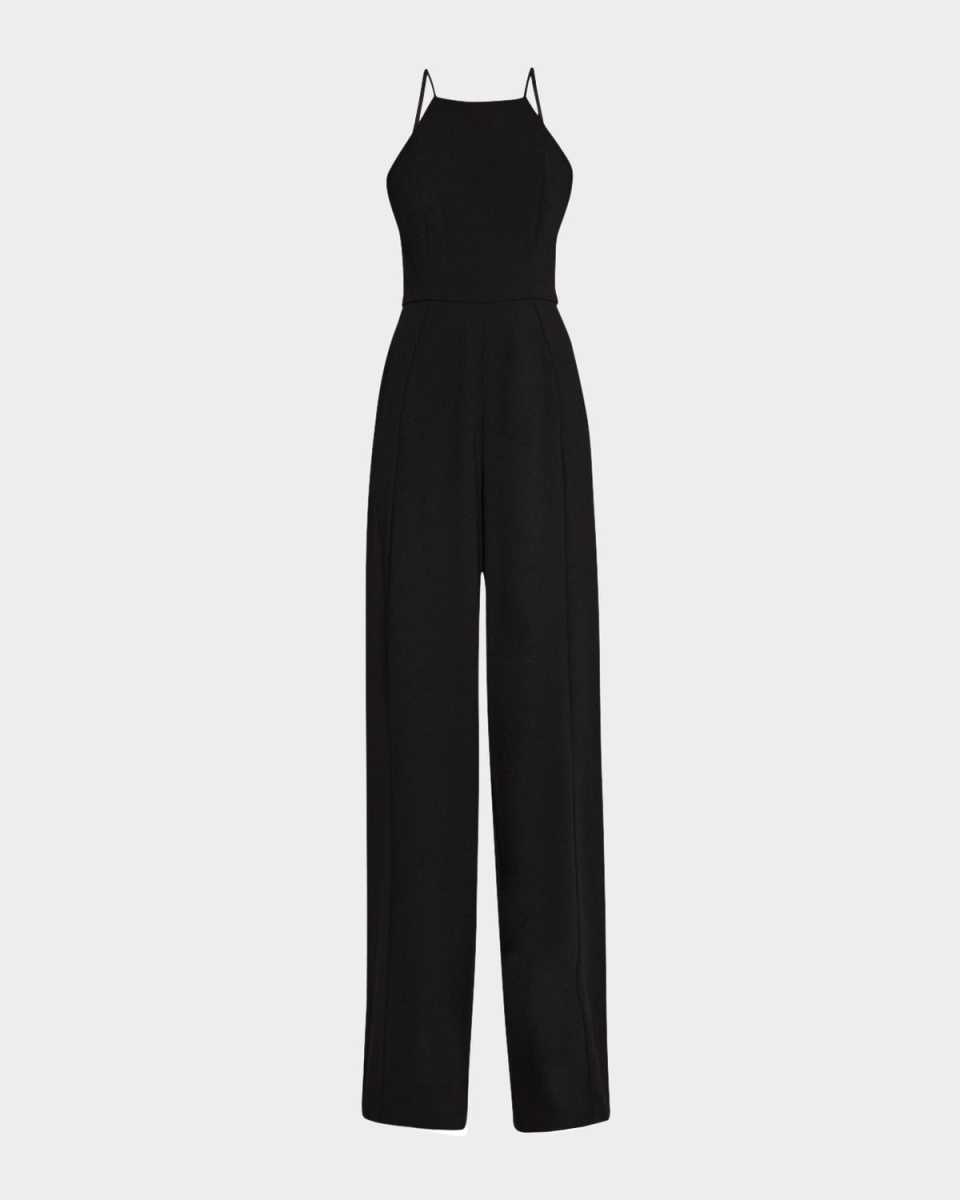 Joaquin Wide-Leg Halter Jumpsuit